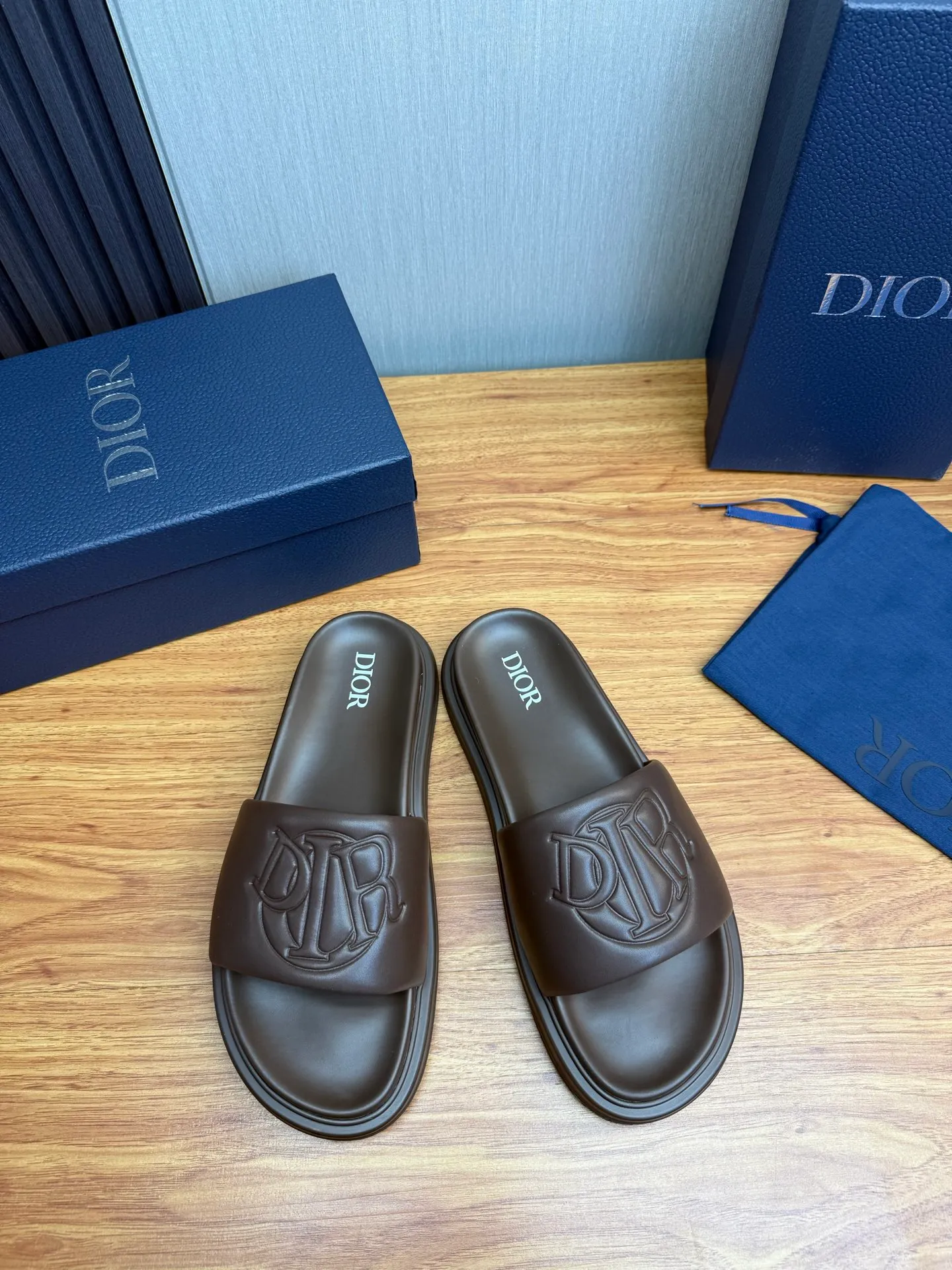 Men's shoes 280💰 Dior. Men's slippers🩴Official website 1:1 production 38-45 yards 45 46 🉑️Customized original material shipped✅